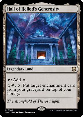 Hall of Heliod's Generosity card from Commander: Wilds of Eldraine