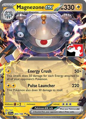 Magnezone ex - 065/198 card from Prize Pack Series Cards