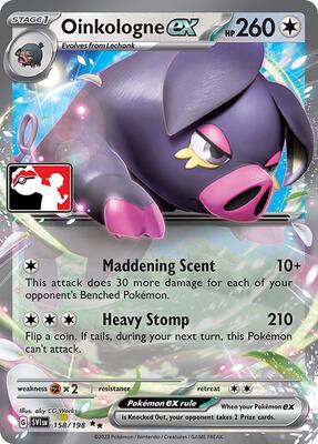 Oinkologne ex - 158/198 card from Prize Pack Series Cards