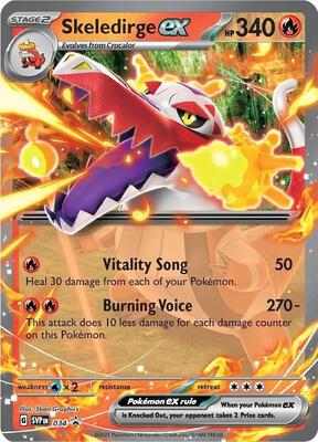 Skeledirge ex - 034 card from SV: Scarlet & Violet Promo Cards