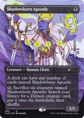 Shadowborn Apostle (680) card from Secret Lair Drop Series