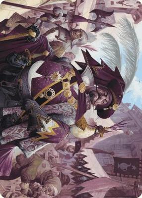 Discerning Financier Art Card card from Art Series: Wilds of Eldraine
