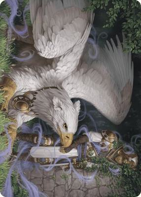 Dutiful Griffin Art Card card from Art Series: Wilds of Eldraine
