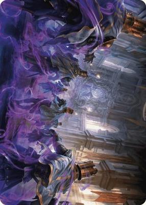Eerie Interference Art Card card from Art Series: Wilds of Eldraine