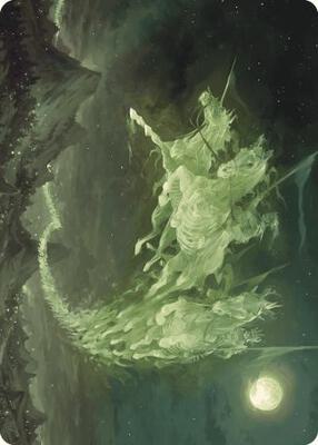 Moonshaker Cavalry Art Card card from Art Series: Wilds of Eldraine
