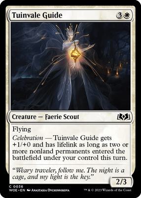Tuinvale Guide card from Wilds of Eldraine