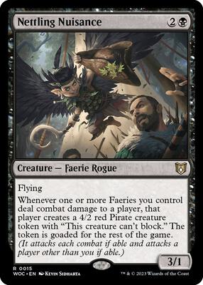 Nettling Nuisance card from Commander: Wilds of Eldraine