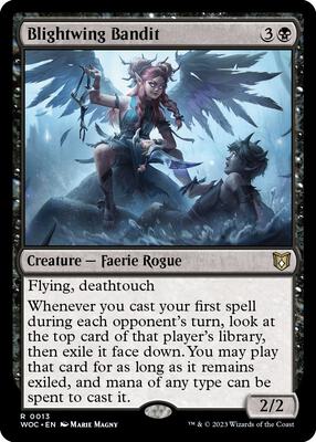 Blightwing Bandit card from Commander: Wilds of Eldraine