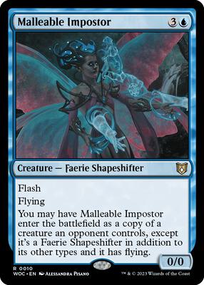 Malleable Impostor card from Commander: Wilds of Eldraine