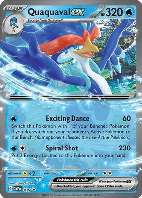 Quaquaval ex - 035 card from SV: Scarlet & Violet Promo Cards