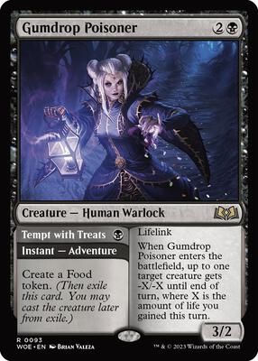 Gumdrop Poisoner card from Wilds of Eldraine