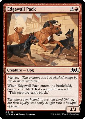 Edgewall Pack card from Wilds of Eldraine