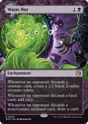 Waste Not card from Wilds of Eldraine: Enchanting Tales