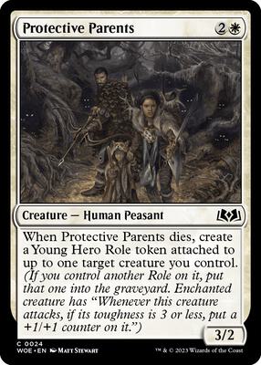 Protective Parents card from Wilds of Eldraine