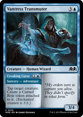 Vantress Transmuter card from Wilds of Eldraine