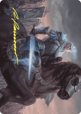 Will, Scion of Peace Art Card (Gold-Stamped Signature) card from Art Series: Wilds of Eldraine