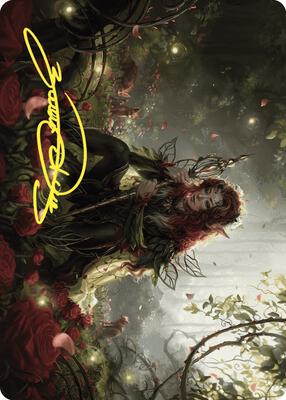 Yenna, Redtooth Regent Art Card (Gold-Stamped Signature) card from Art Series: Wilds of Eldraine