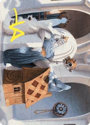 Beluna Grandsquall Art Card (Gold-Stamped Signature) card from Art Series: Wilds of Eldraine