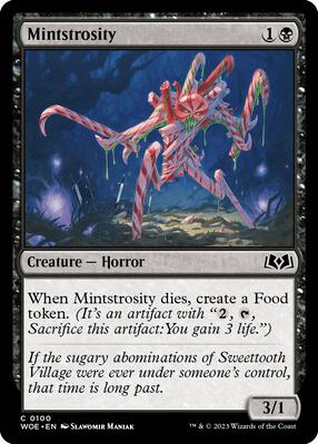 Mintstrosity card from Wilds of Eldraine