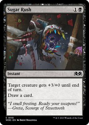 Sugar Rush card from Wilds of Eldraine