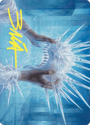 Hylda's Crown of Winter Art Card (Gold-Stamped Signature) card from Art Series: Wilds of Eldraine
