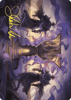 Court of Locthwain Art Card (Gold-Stamped Signature) card from Art Series: Wilds of Eldraine