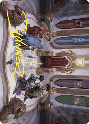 Throne of Eldraine Art Card (Gold-Stamped Signature) card from Art Series: Wilds of Eldraine
