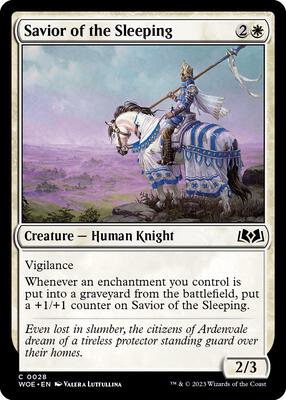 Savior of the Sleeping card from Wilds of Eldraine