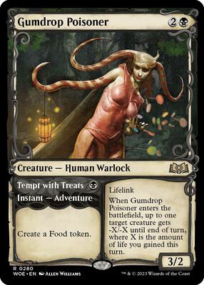 Gumdrop Poisoner (Showcase) card from Wilds of Eldraine