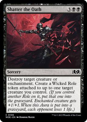 Shatter the Oath card from Wilds of Eldraine