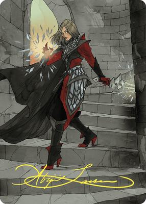 Rowan, Scion of War Art Card (59/81) (Gold-Stamped Signature) card from Art Series: Wilds of Eldraine
