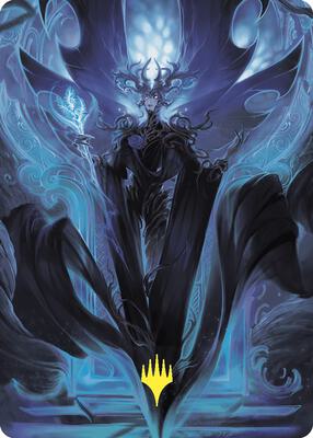 Talion, the Kindly Lord Art Card (Gold-Stamped Planeswalker Symbol) card from Art Series: Wilds of Eldraine