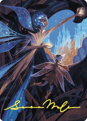 Kindred Discovery Art Card (Gold-Stamped Signature) card from Art Series: Wilds of Eldraine