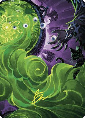 Waste Not Art Card (Gold-Stamped Signature) card from Art Series: Wilds of Eldraine