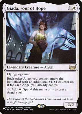 Giada, Font of Hope card from The List Reprints