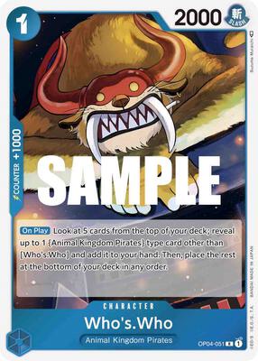 Who's.Who card from Kingdoms of Intrigue
