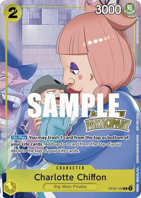 Charlotte Chiffon (Online Regional 2023) [Participant] card from One Piece Promotion Cards