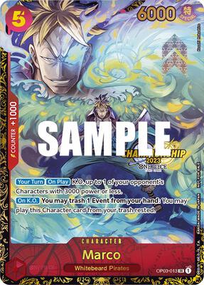 Marco (Championship 2023) card from One Piece Promotion Cards