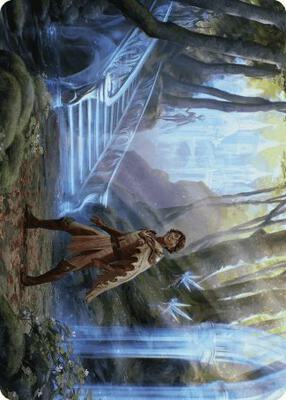 Into the Fae Court Art Card card from Art Series: Wilds of Eldraine