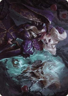 Conceited Witch Art Card card from Art Series: Wilds of Eldraine