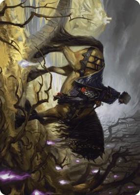 Rowan's Grim Search Art Card card from Art Series: Wilds of Eldraine