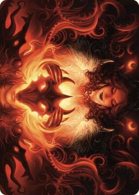 Witch's Mark Art Card card from Art Series: Wilds of Eldraine
