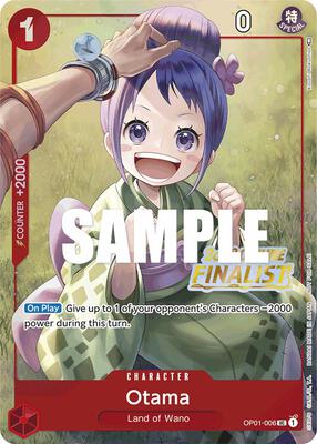 Otama (Offline Regional 2023) [Finalist] card from One Piece Promotion Cards