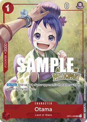 Otama (Offline Regional 2023) [Participant] card from One Piece Promotion Cards