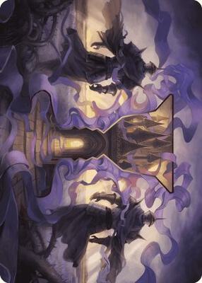 Court of Locthwain Art Card card from Art Series: Wilds of Eldraine
