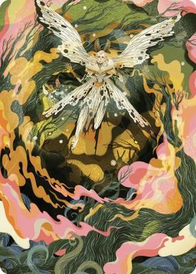 Greater Auramancy Art Card card from Art Series: Wilds of Eldraine