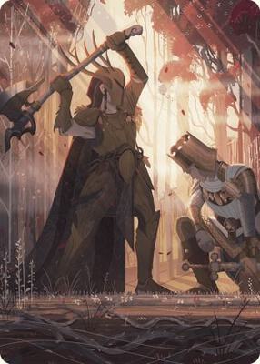 Karmic Justice Art Card card from Art Series: Wilds of Eldraine