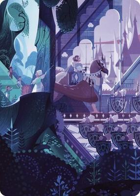 As Foretold Art Card card from Art Series: Wilds of Eldraine