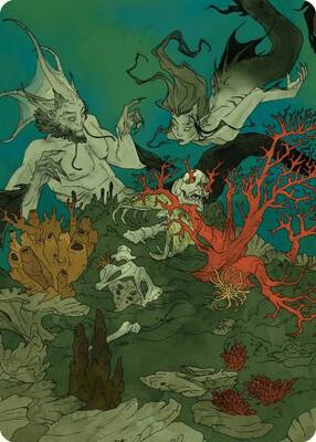 Curiosity Art Card card from Art Series: Wilds of Eldraine