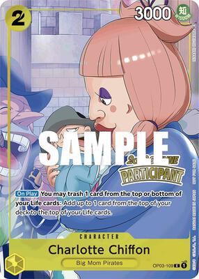 Charlotte Chiffon (Offline Regional 2023) [Participant] card from One Piece Promotion Cards